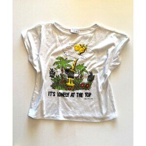Vintage Rare BJ Frog‎ '86 Women’s T-Shirt It's Lonely at The Top Size Large